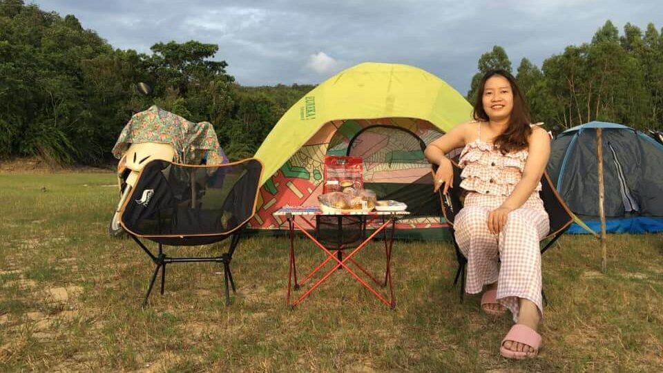 Review camping hồ Dầu Tiếng với chi phí chỉ 250K/người
