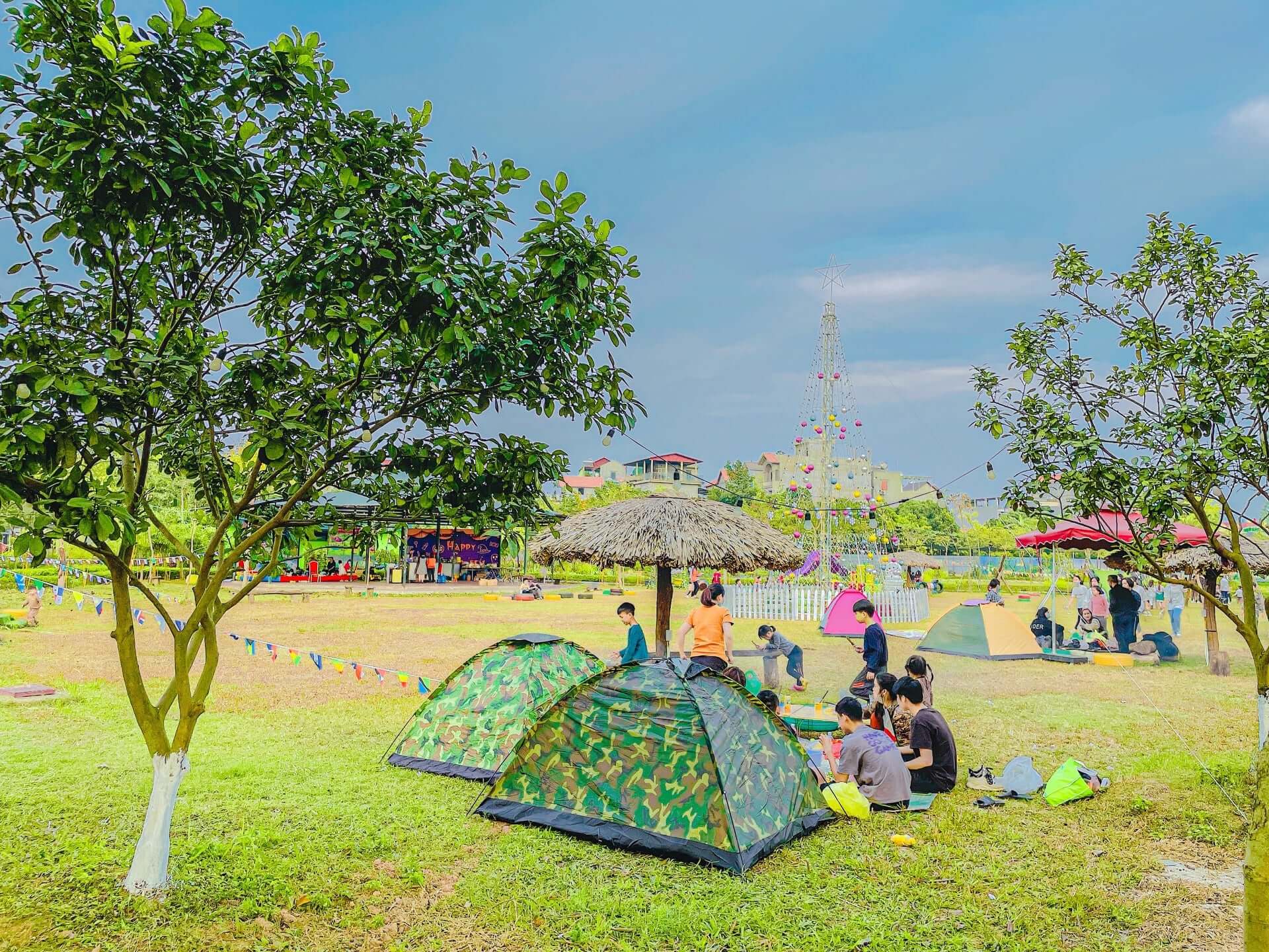 Ở Hà Nội nhưng có thể bạn chưa biết điểm camping Phù Đổng Green Park Gia Lâm