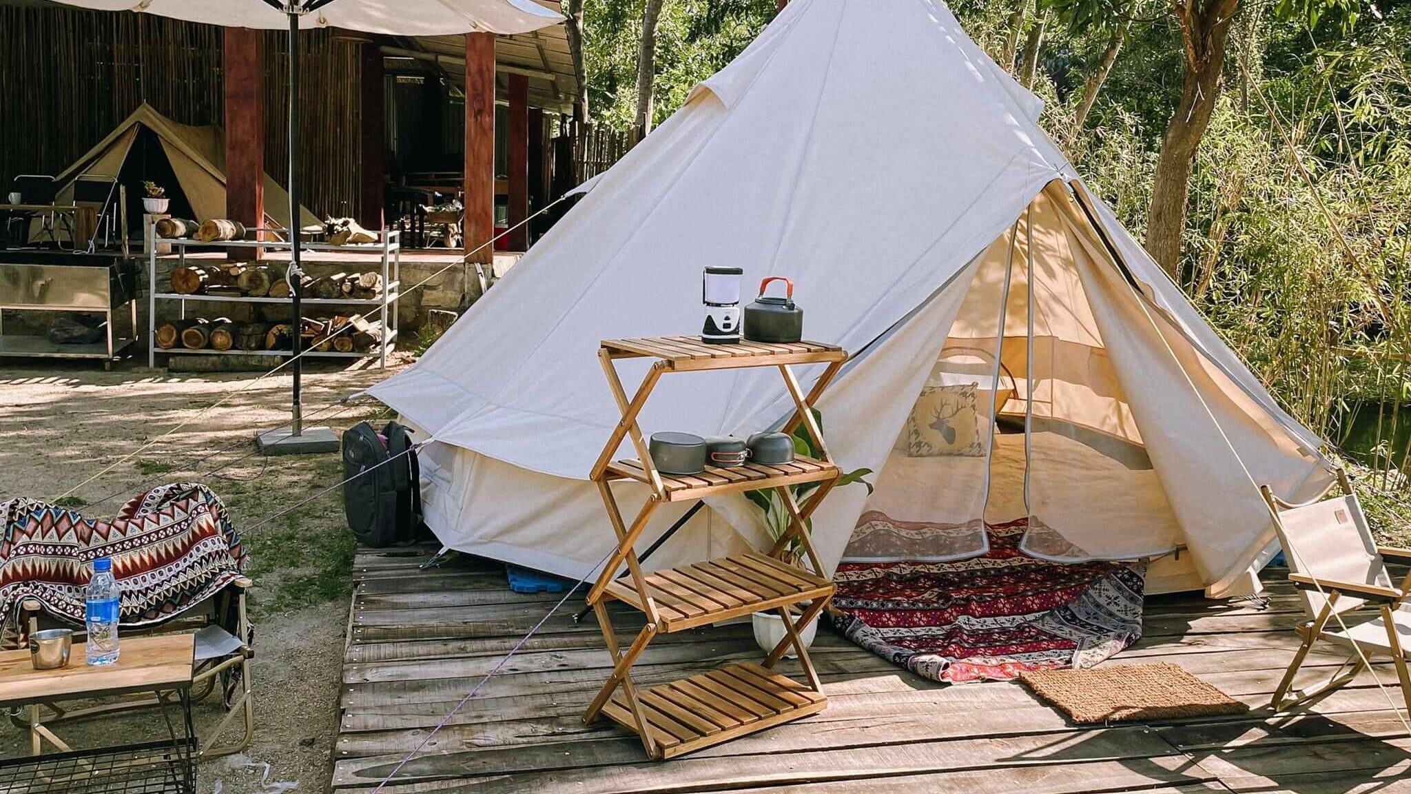 Phát hiện điểm camping ở khu du lịch Hồ Kênh Hạ (Nha Trang) mới toanh