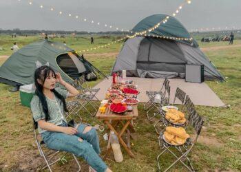 Camping chân cầu Vĩnh Tuy (Hà Nội) 2 ngày 1 đêm chỉ với 299K
