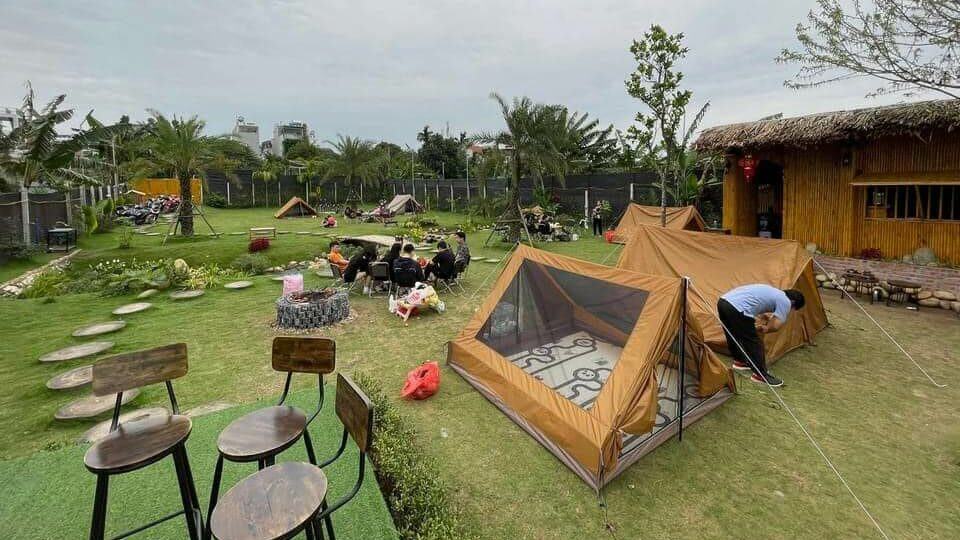 Khám phá TBS Riverside Garden - điểm camping ở Hà Nội "view" sông Hồng
