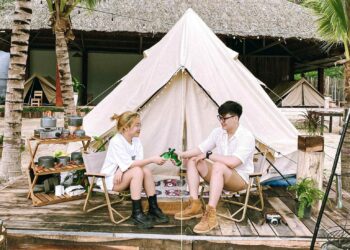 Phát hiện điểm camping ở khu du lịch Hồ Kênh Hạ (Nha Trang) mới toanh