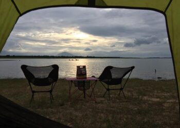 Review camping hồ Dầu Tiếng với chi phí chỉ 250K/người