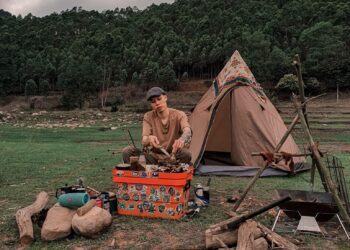 Trốn Hà Nội, trải nghiệm cắm trại ở khu du Lịch Suối Mỡ (Bắc Giang)