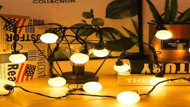Dây đèn LED cắm trại bóng tròn