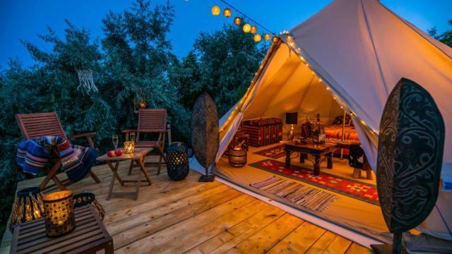 Glamping. Hình: Sưu tầm