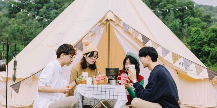 [Review] Camping tại hồ Chòm Núi (Hà Nội) 2 Ngày 1 Đêm chỉ với 250K