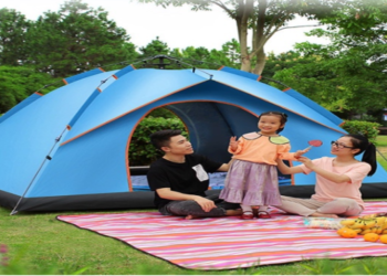 Lều Du Lịch Cắm Trại Tự Bung Dùng Cho 4-6 Người