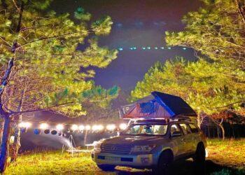 Lều dã ngoại ô tô iKamper Skycam: Lều gắn nóc xe bán tải