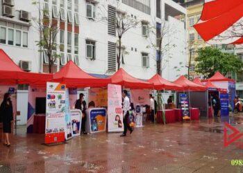 Cho thuê nhà bạt rút – nhà bạt hội chợ