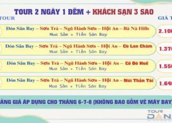 TOUR ĐÀ NẴNG 2 NGÀY 1 ĐÊM