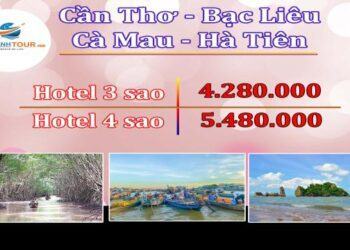 Du lịch Miền Tây từ Cần Thơ (5 Ngày 4 Đêm)