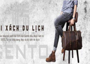 Túi da du lịch, túi trống Gento – Da thật 100% sản xuất thủ công phiên bản Limited